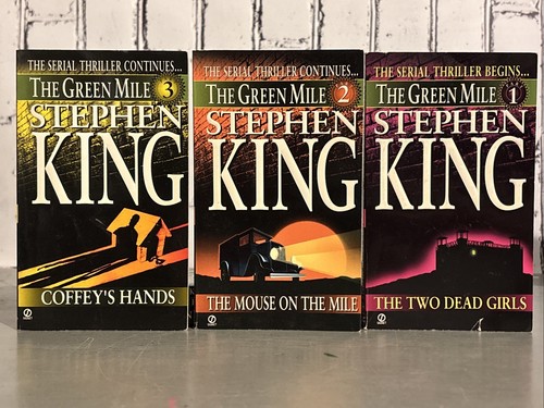 Stephen King The Green Mile Complete Paperback Book Set 1-6 Full Series Serial - Imagen 2 de 9