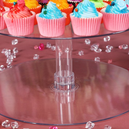 1 16" Tier Acrylic Birthday Party Catering Display Cake Stand Decorations Events - Picture 5 of 7