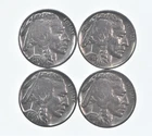 Buffalo Nickels Sharp Horn XF/AU - 1936 1937 1936 1935 Lot Collection *433