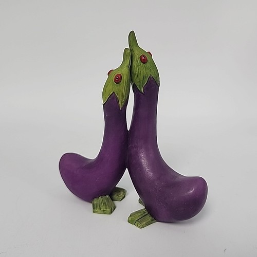 Home Grown by Enesco 2004 #4002363 anthropomorphe Aubergine Enten Figur - Bild 3 von 15
