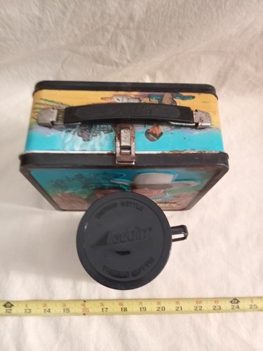 Vintage 1980 Aladdin Legend Of The Lone Ranger Lunch Box WITH thermos. lunchbox. - Picture 5 of 14