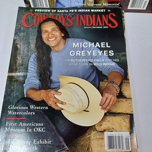 Cowboys & Indians 2021 magazine Lot Of 8 Yellowstone Walker Texas Ranger - Picture 7 of 9