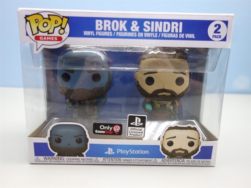 Funko Pop: Playstation Gamestop Exclusive Brok & Sindri 2 Pack  - Picture 3 of 7