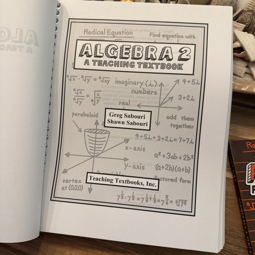 Teaching Textbooks 2.0 Algebra 2 Textbook Automated Grading CDs Answer Key Test - Picture 3 of 23