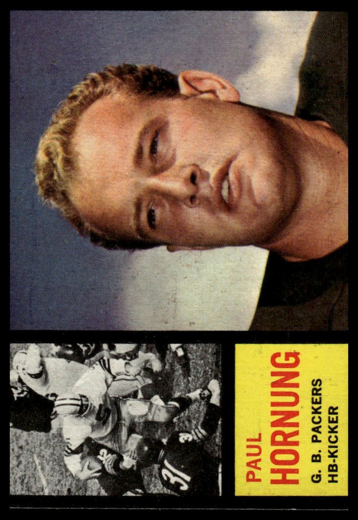 1962 Topps #64 Paul Hornung