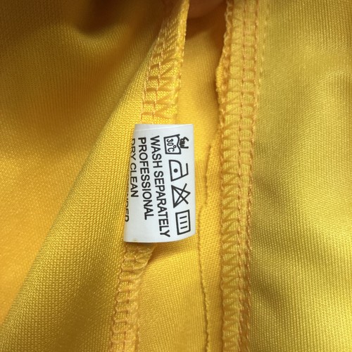 CBF Brasil Yellow Green Sport Jacket Zip Long Sleeve Pockets - Picture 21 of 24