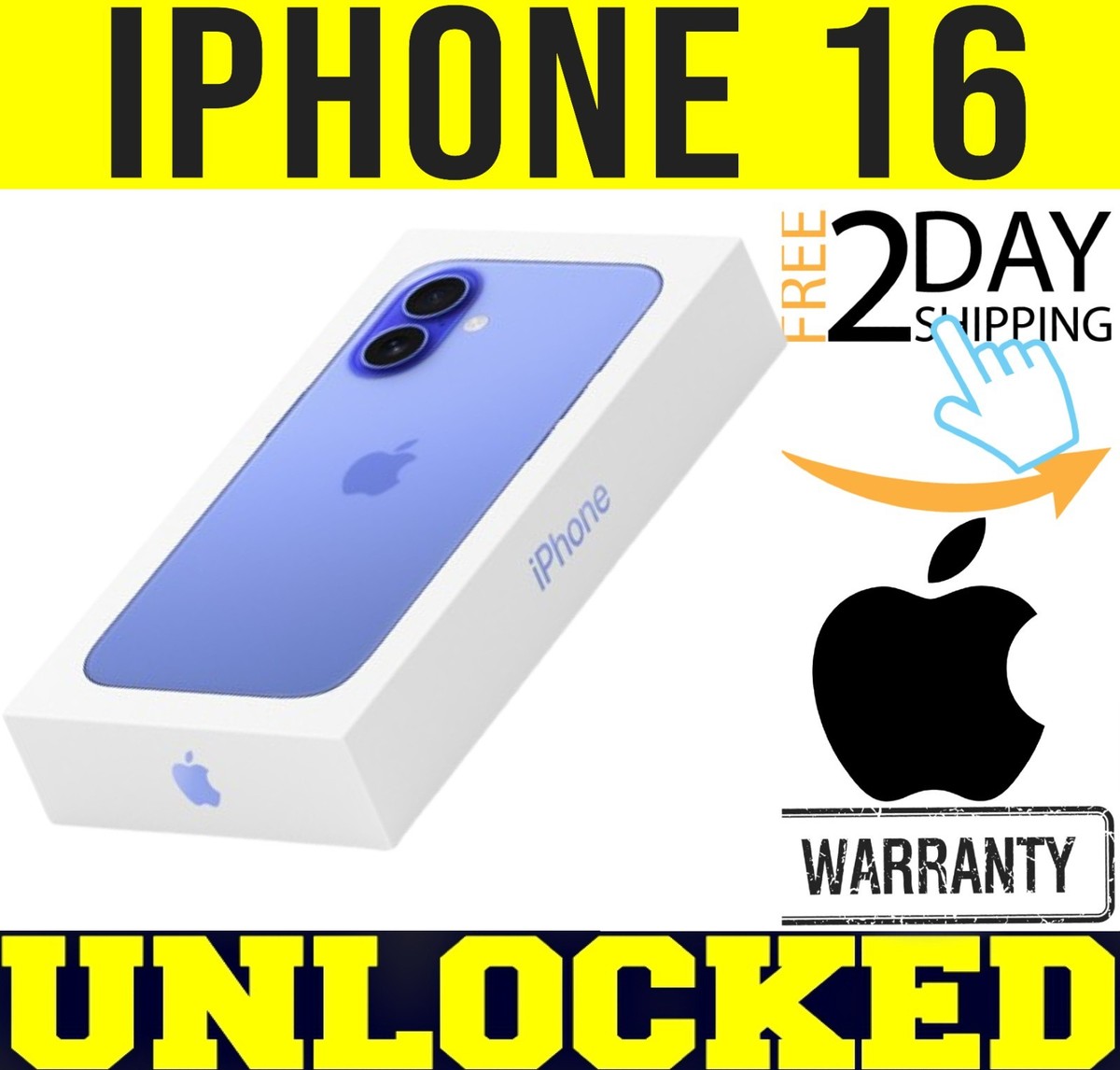 Apple iPhone 16 - 128 GB - Ultramarine (Unlocked) for sale online