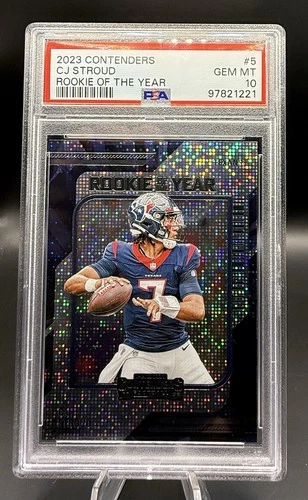 2023 Panini Contenders - CJ Stroud #5 Rookie of the Year Contenders PSA 10