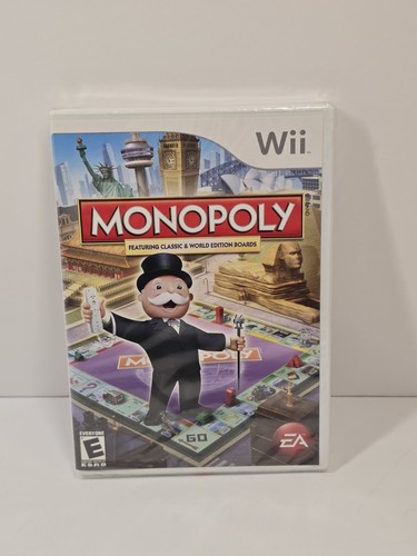 Monopoly  (Nintendo Wii, 2008) Brand New Factory Sealed  - Picture 1 of 5