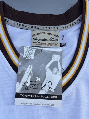 Camiseta deportiva de baloncesto Headmaster Campus Donovan McNabb Mount caramelo (56) nueva con etiquetas $200 - Imagen 3 de 6