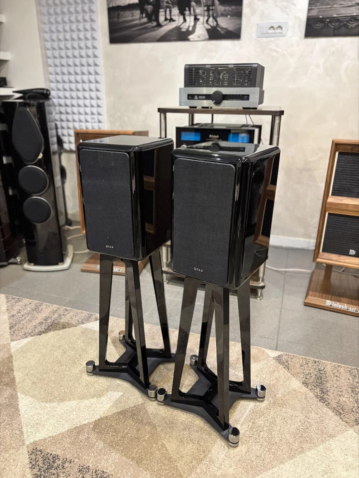 QUAD REVELA 1 BLACK + STAND DEDICATI DEMO COPPIA DIFFUSORI GARANZIA UFFICIALE - Immagine 4 di 4