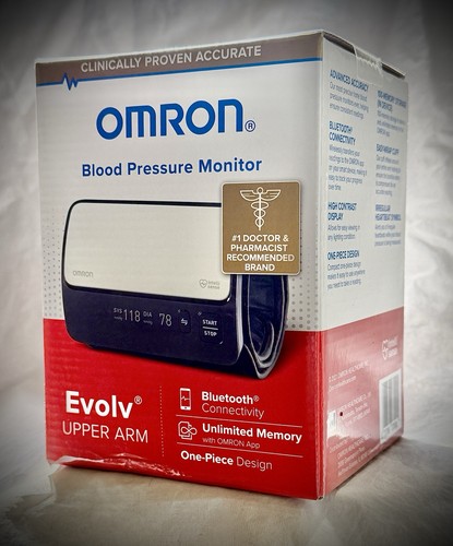 Omron BP7000 - Evolv kabelloses Oberarm-Blutdruckmessgerät (neu)