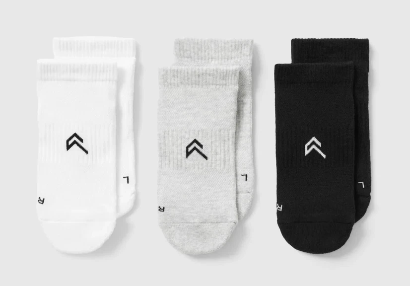 Oner Active Women's 3 pack Cushioned Ankle Trainer Liner Socks Multicolor Sz 4-7