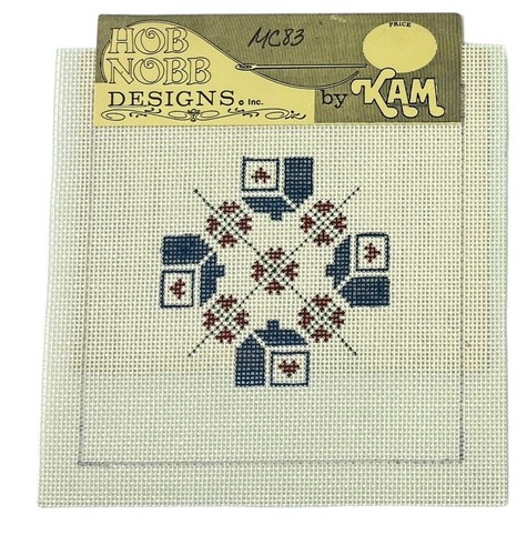Hob Nobb Designs Kam 3 Lienzo Pintado a Mano Aguja Adornos de Navidad Noel - Imagen 4 de 6