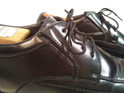 Blucher de puntera de bicicleta negra ultra resbaladiza Kenneth Cole Reaction para hombre talla 9,5 M f318 - Imagen 10 de 12