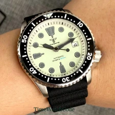 Tandorio 20ATM Automatic Watch for Men 41mm Fully Luminous NH35 Sapphire Crystal