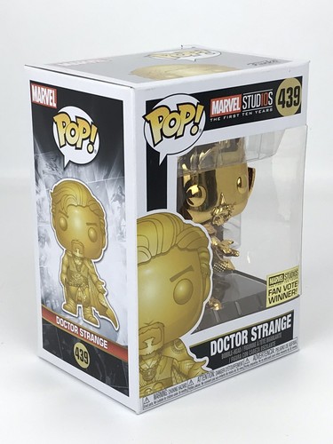 Funko Marvel Studios The First Ten Years 439 Doctor Strange Gold Fan Vote Winner - Bild 5 von 7
