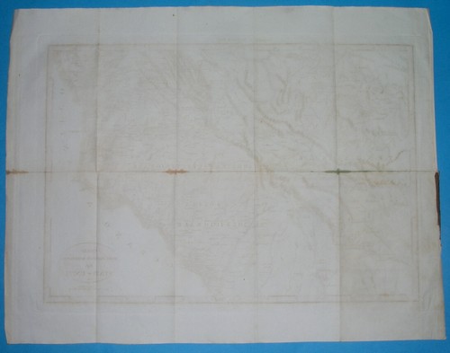 1844 rare ORIGINAL MAP UNITED STATES GEORGIA VIRGINIA CAROLINA KENTUCKY ALABAMA - Picture 14 of 14