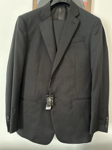Emporio Armani G Line Suit ITA Size 54 (44 UK) 36” Waist In Graphite Black BNWT - Picture 3 of 19