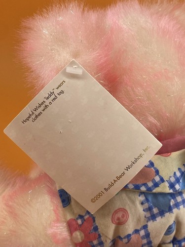 Build A Bear Workshop “Hopeful Wishes” Pink Breast Cancer Teddy Bear NWT - Picture 8 of 10