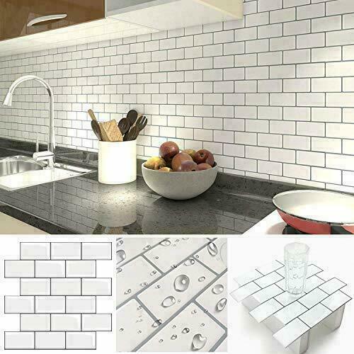 10 X 10 10 Sheets, Marble Cube Black 10 Sheets for Kitchen Decorative Tiles STIQUICK TILES Peel and Stick Backsplash