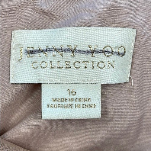 Abito Kinsley Illusion nuovo Jenny Yoo collezione scollo a V ricamato floreale maxi - Foto 10 di 16