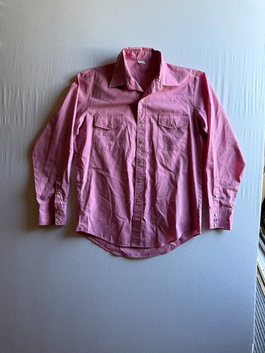 MALCO MODES Western Pearl Snap Shirts Lot Mens 16.5x35 Black Purple Pink - Picture 7 of 10
