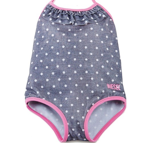 Diesel Mentux 6m Infant Baby Girls Blue Swimsuit BNWT Swimming Swimwear Costume - Picture 10 of 10