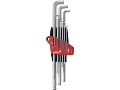 WIHA 35480 Winkelschraubendreher-Satz 369T S9 9-teilig ProStar-Halter SW 1,5 - 1