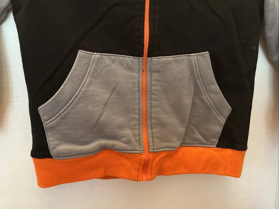 WONDER NATION Lightning masked ZEUS? SUPER HERO? zip-up fleece hoodie JACKET 5T - Image 4 of 4