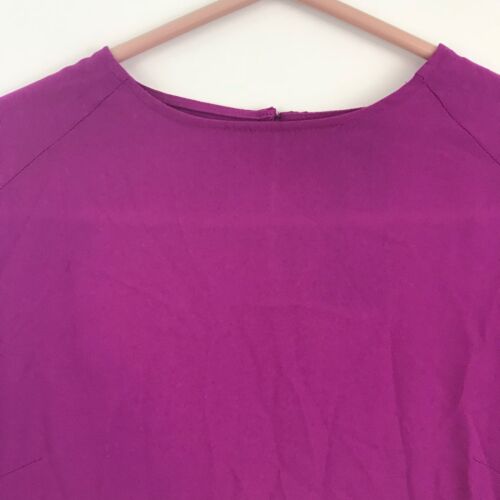 Mossimo Juniors Größe XS Fuchsia rosa lila Pullover geschwollene Langarmbluse - Bild 3 von 5