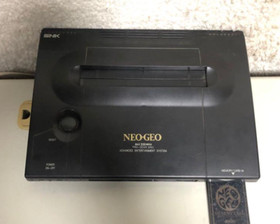 NEO GEO AES Console System NEO-0 unit with cartridge, memory card japan tested