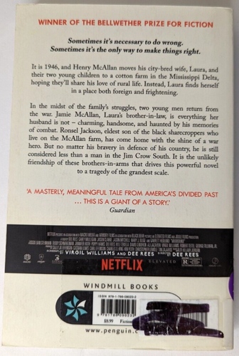 Mudbound Paperback 2017 by Hillary Jordan - Historical Fiction Novel - Picture 8 of 8