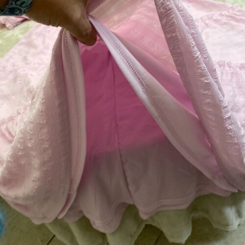 Ophelia Roe Womens Pink Surplice Neck Short Sleeve Long Maxi Dress Size 2X - Picture 6 of 12