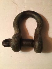 Vintage Clevis Shackle F&E .CO And A 5lb Rigging/Lifting