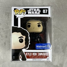 Funko Pop! Vinyl Star Wars Kylo Ren Unmasked Walmart Exclusive Vaulted Protector