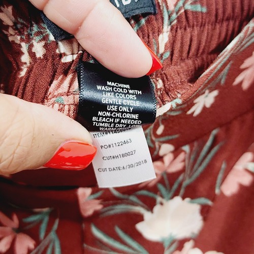 Torrid Pull-On Wide Leg Studio Refined Crepe High-Rise Pant Floral NWT Plus 4x - Picture 7 of 15