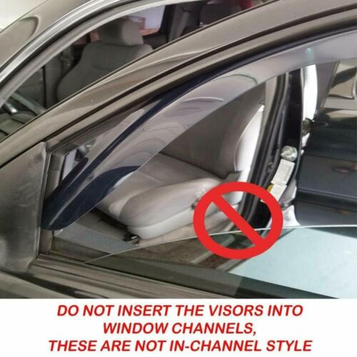 For 2014-19 Toyota Highlander Window Visors Wind Sun Shade Deflector Mugen Style - Foto 5 di 13