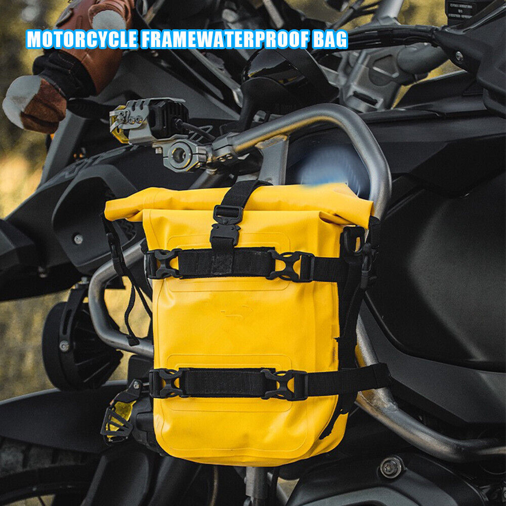 2x Motorcycle Frame Crash Bar Bag Repair Tool Storage Bags 2x Motorcycle Frame Crash Bar Bag Repair Tool Storage Bags