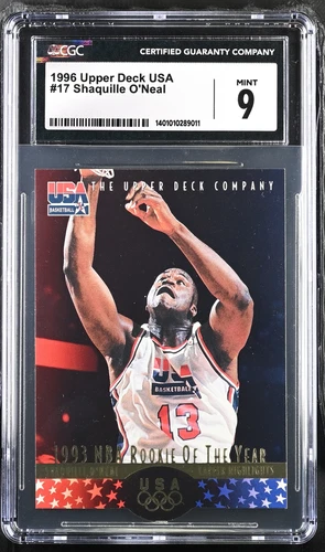 1996 USA Shaquille O'Neal #17 CGC 9