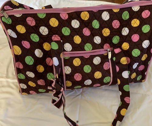 Polka Dot Garmet and Duffel Bag Combo - Picture 2 of 5