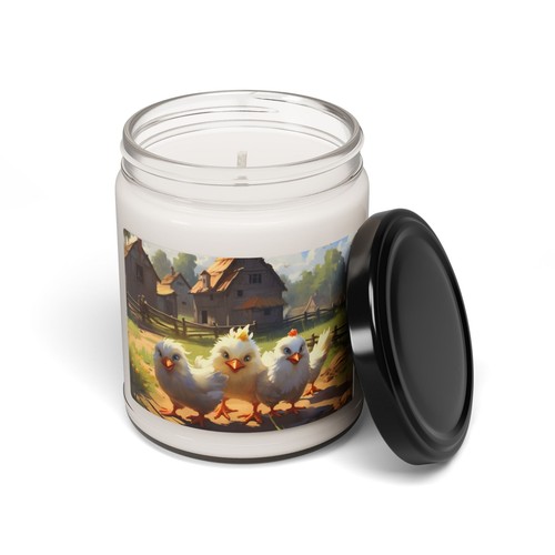 Soy Candle, Cute Chicken Farm Candle - Farmhouse Decor, Animal Lover Gift - Picture 27 of 41