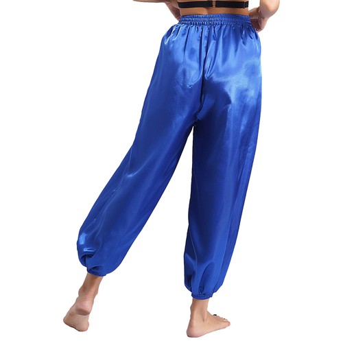 Womens Sweatpants Holiday Pants Festival Bloomers Satin Costumes Shiny Yoga - Picture 5 of 106