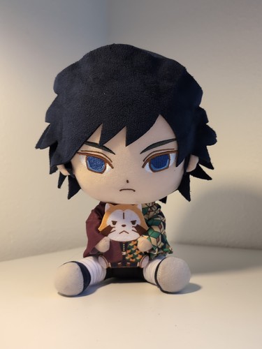 Demon Slayer Giyu Rascal 12" Plush Kimetsu No Yaiba Mascot Stuffed