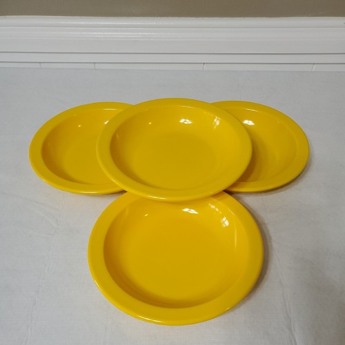 DALLAS WARE Yellow 4 x 7 1/2" Soup Cereal Bowls #B-75 GUC - Picture 1 of 5