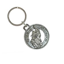 Schnauzer Keychain, D158KC, 1.5 Inch, Dog, Terrier, Metal, Pet, Gift Made in USA