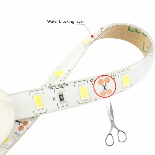 LED Strip Light Home Lighting 5630 SMD White/Warm White Waterproof 1M 3M 5M 12V - Picture 10 of 14