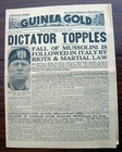 9 Rare Wwii Guinea Gold Newspapers + 1944 Melbourne Cup Supplement + More