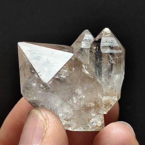 36g Natural Herkimer Diamond Symbiotic crystal Cluster Quartz Healing 3573 - Picture 15 of 17