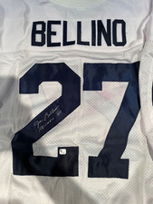 Autographed/Signed JOE BELLINO Heisman 60 Navy Midshipmen White Jersey w/COA